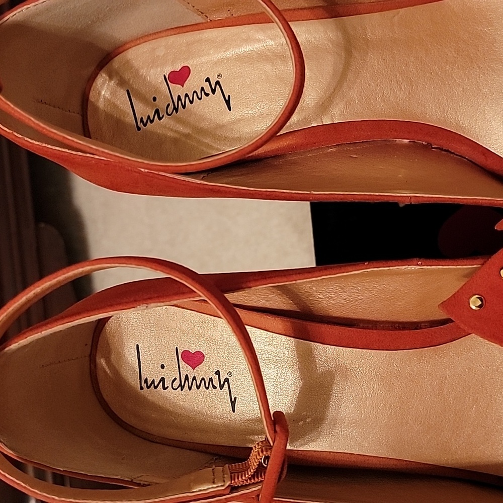 Orange Suede Shoes - Picture 11 of 15